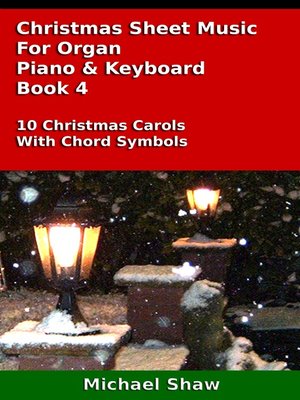 cover image of Christmas Sheet Music For Organ Piano & Keyboard Book 4